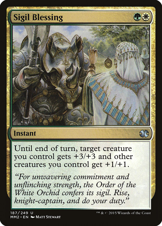 Sigil Blessing 187/249 (Modern Masters 2015) 