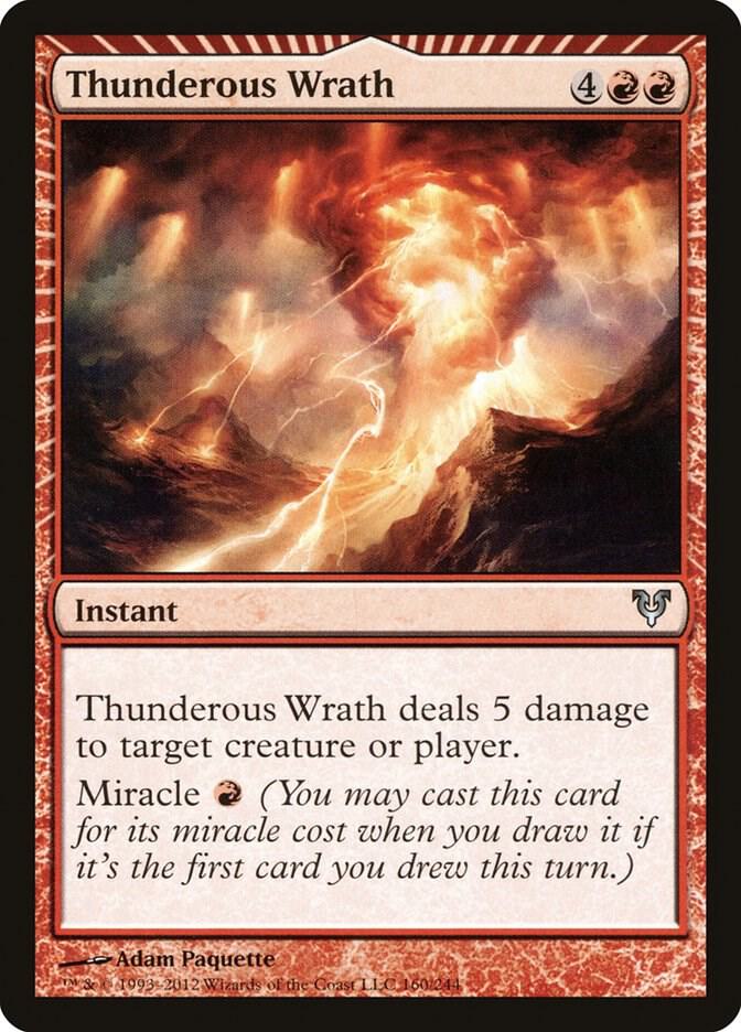 Thunderous Wrath 160 (Avacyn Restored) 