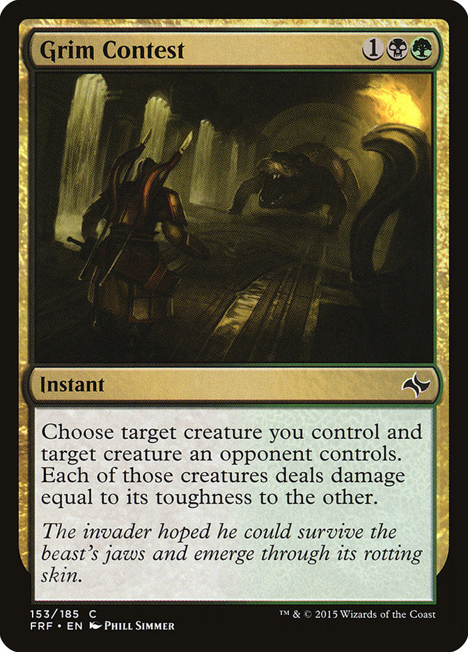 Grim Contest 153/185 (Fate Reforged) 