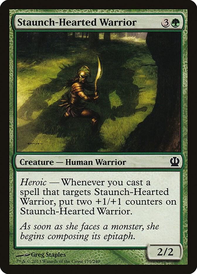 Staunch-Hearted Warrior 179/249 (Theros) 