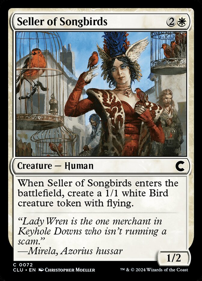 Seller of Songbirds 72/284 (Ravnica: Clue Edition) 