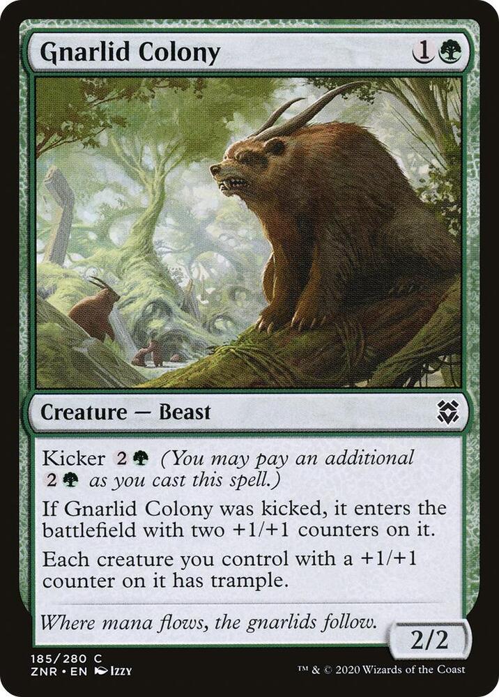 Gnarlid Colony 185/280 (Zendikar Rising) 