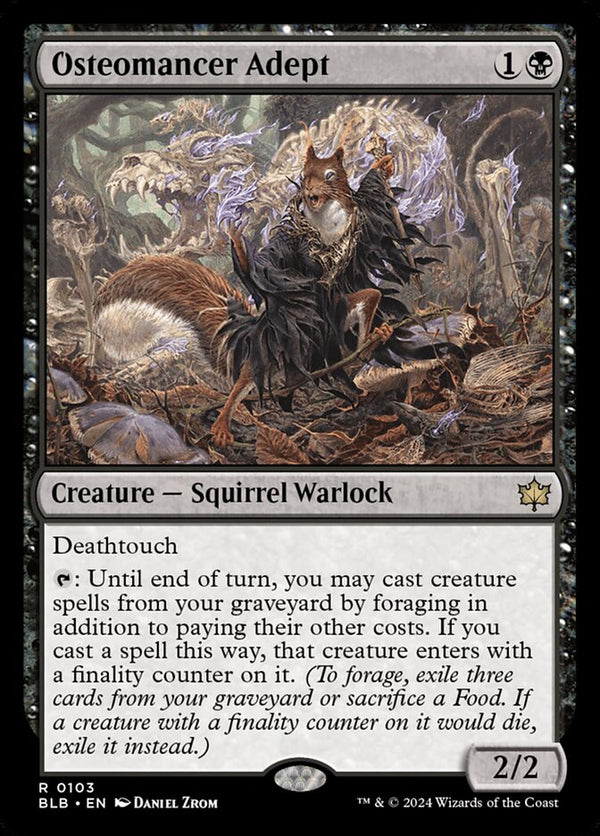 Osteomancer Adept 103 (Bloomburrow) 