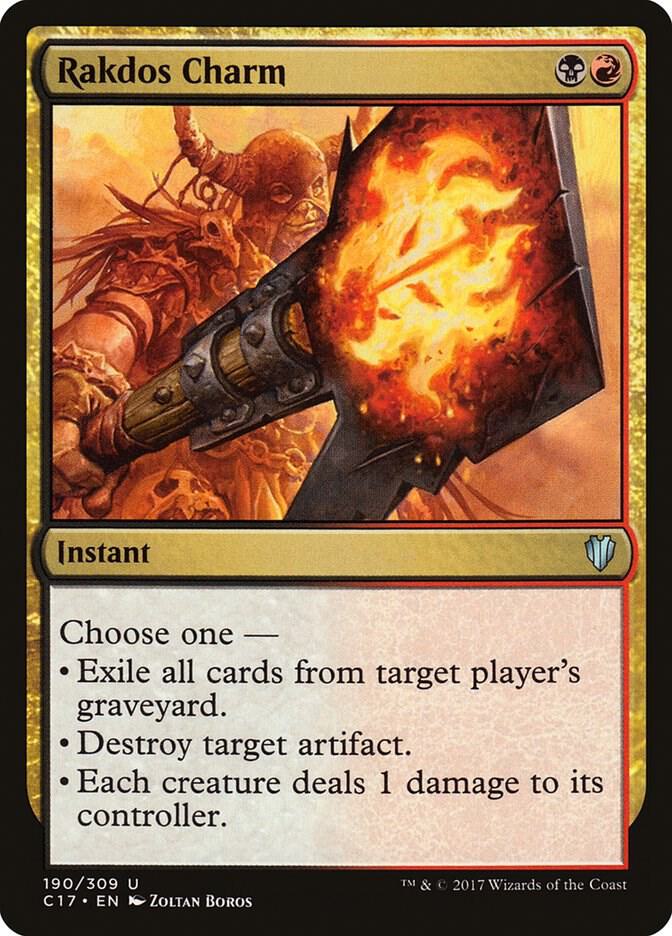 Rakdos Charm 190/309 (Commander 2017) 