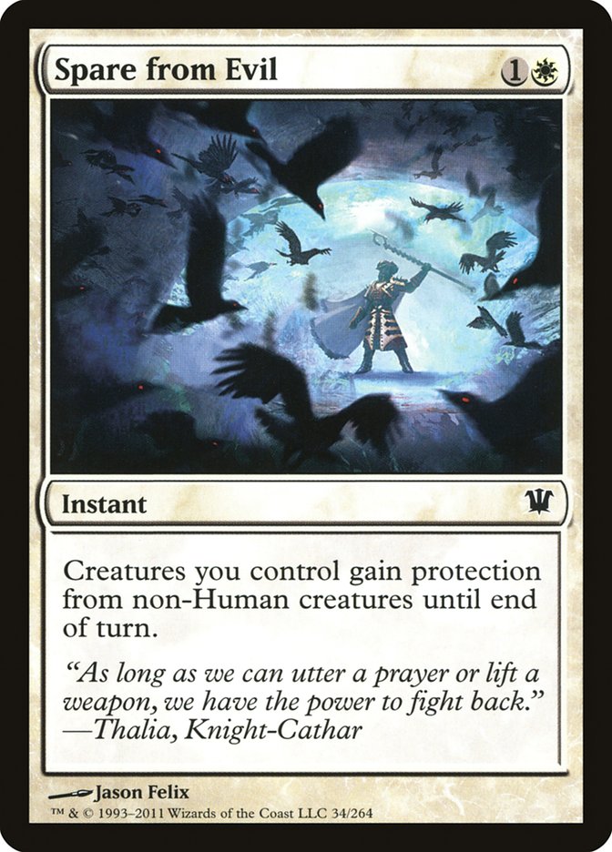 Spare from Evil 34/264 (Innistrad) 