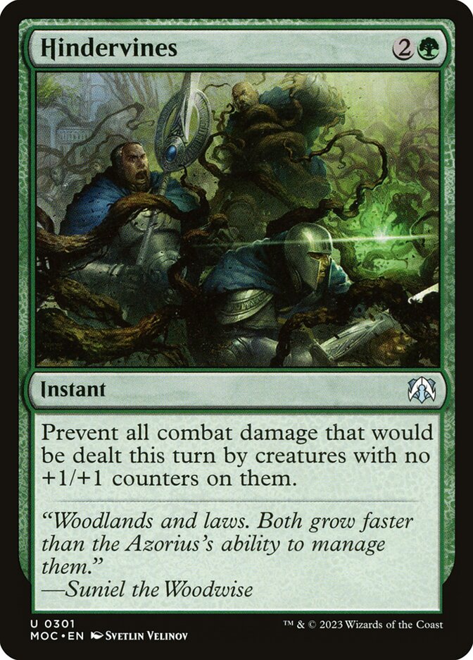 Hindervines 301/444 (Commander: March of the Machine) 