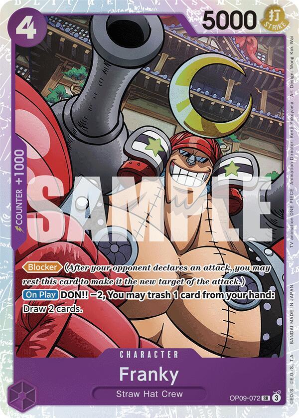 Franky OP09-072 (Emperors in the New World)  - Foil
