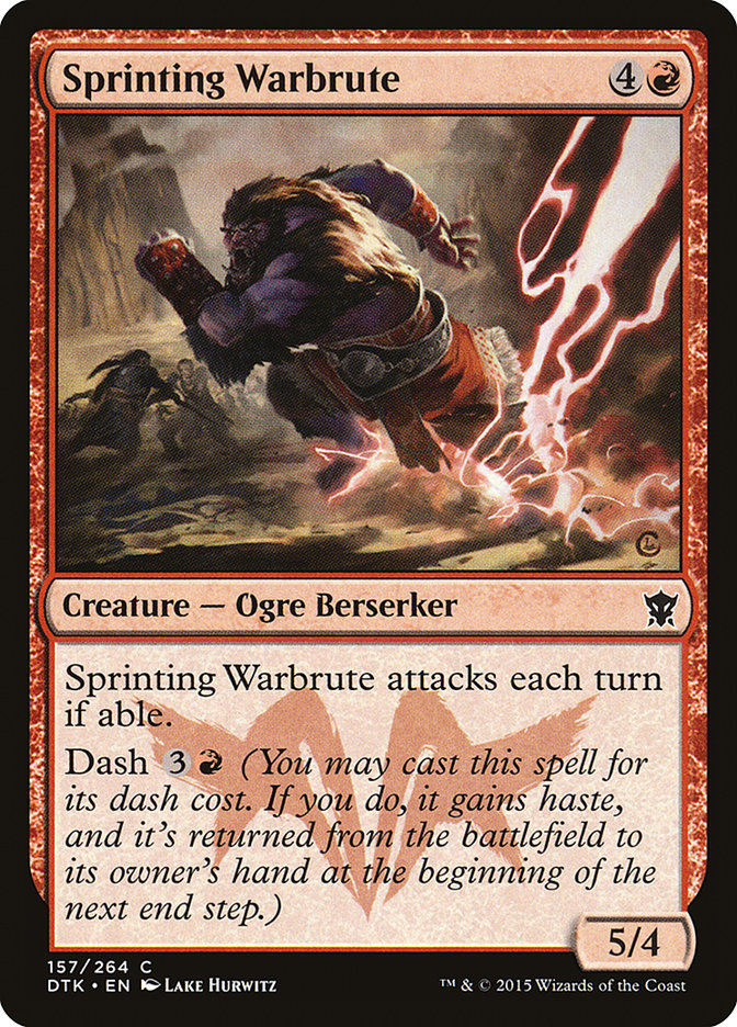 Sprinting Warbrute 157/264 (Dragons of Tarkir) 