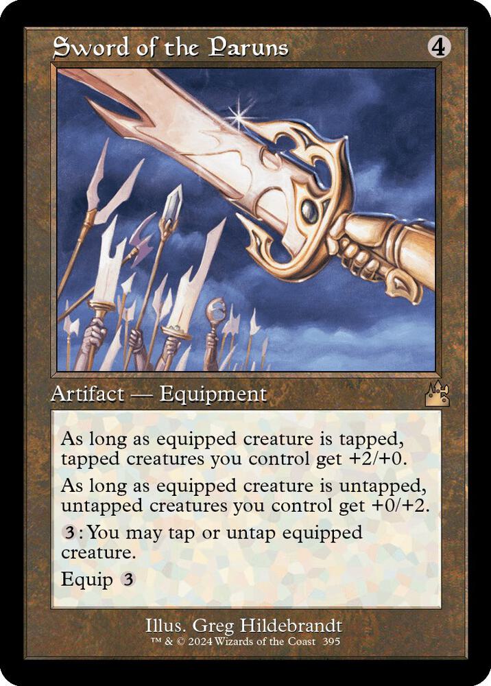 Sword of the Paruns 395/291 (Ravnica Remastered)  - Retro