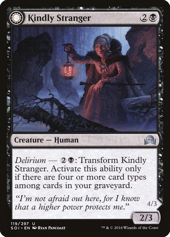 Kindly Stranger // Demon-Possessed Witch 119/297 (Shadows over Innistrad) 