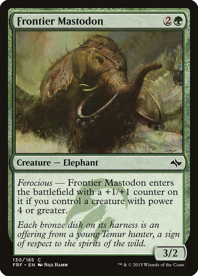 Frontier Mastodon 130/185 (Fate Reforged) 