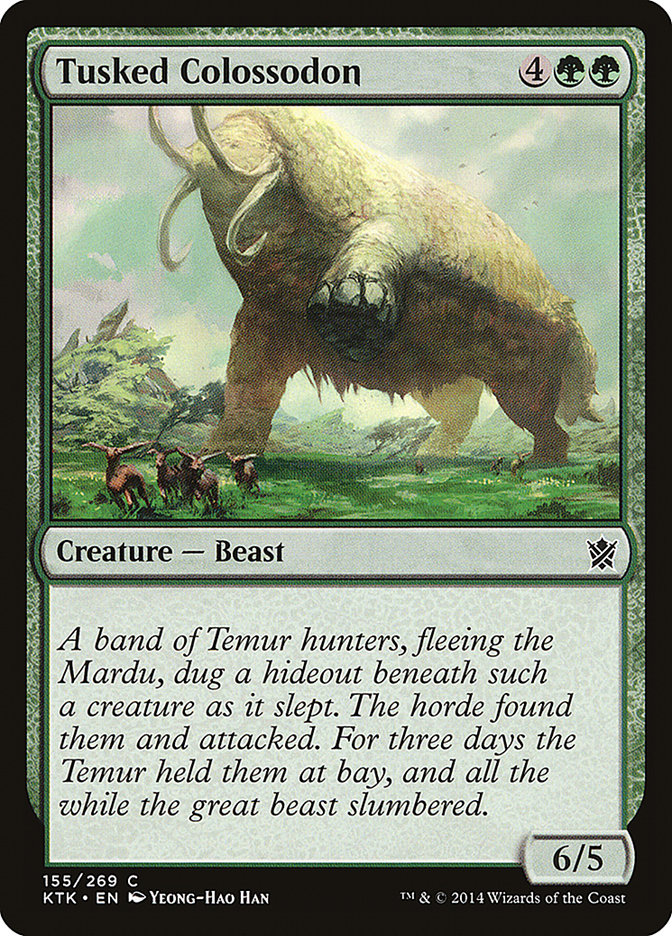 Tusked Colossodon 155/269 (Khans of Tarkir) 