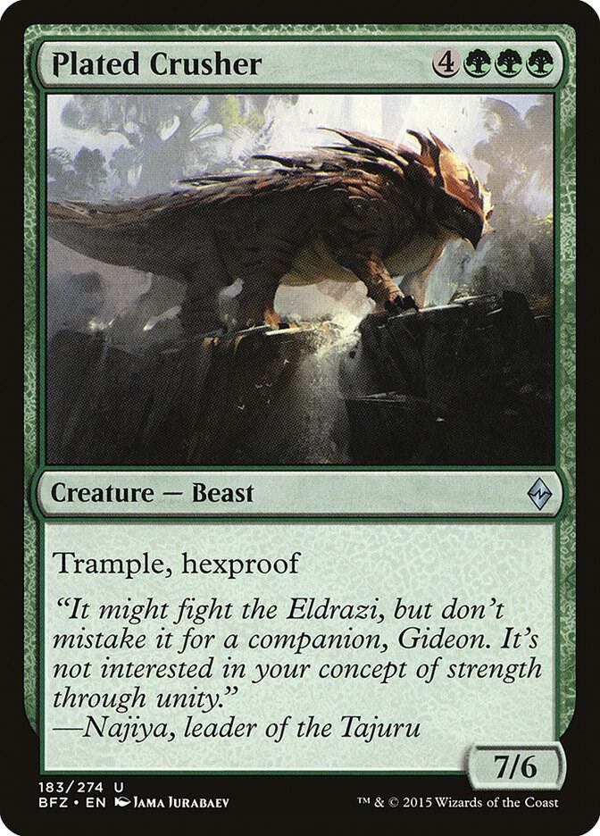 Plated Crusher 183/274 (Battle for Zendikar) 
