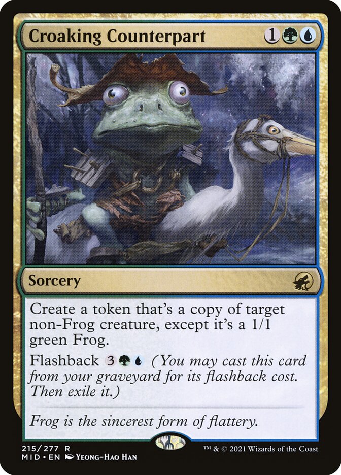 Croaking Counterpart 215/277 (Innistrad: Midnight Hunt) 