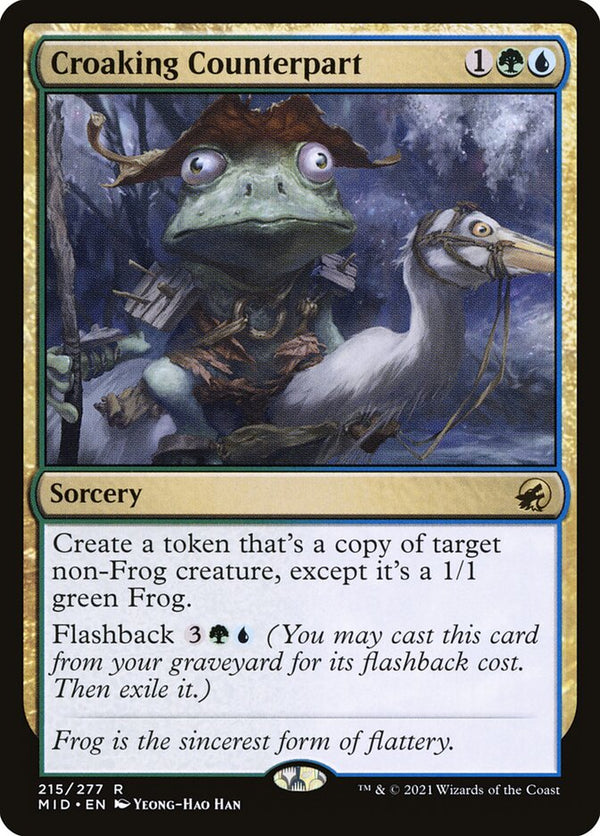 Croaking Counterpart 215/277 (Innistrad: Midnight Hunt) 