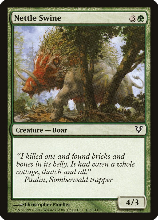 Nettle Swine 186/244 (Avacyn Restored) 