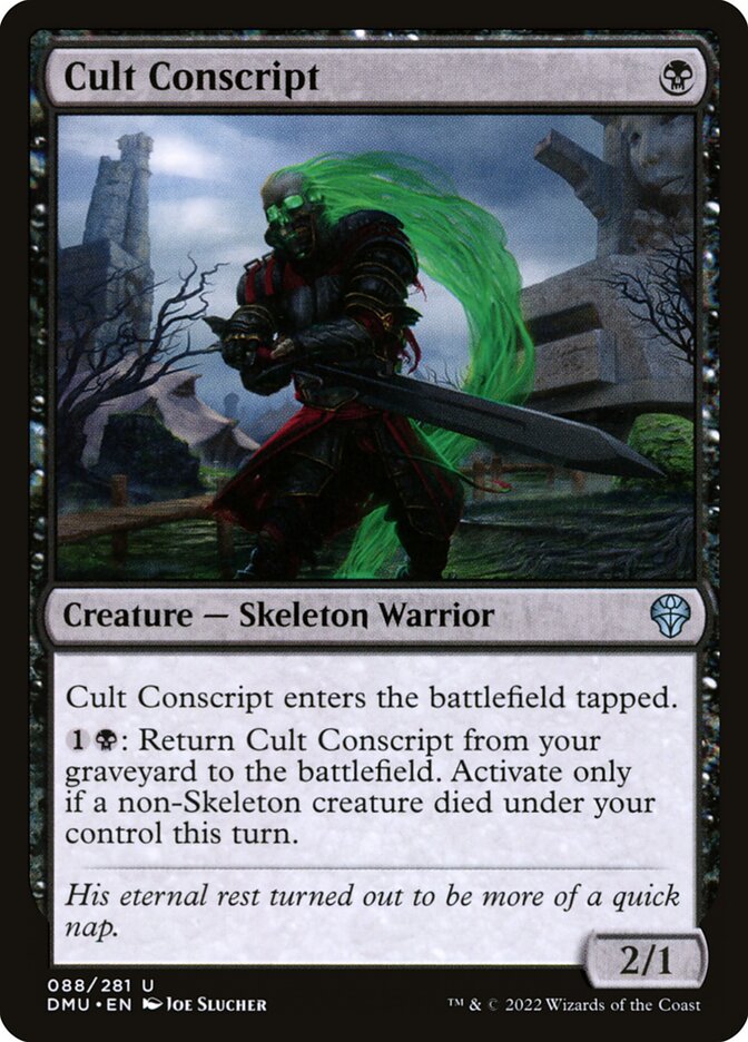 Cult Conscript 88 (Dominaria United) 