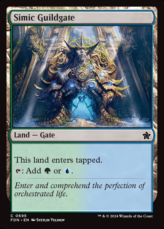 Simic Guildgate 695/291 (Foundations) 