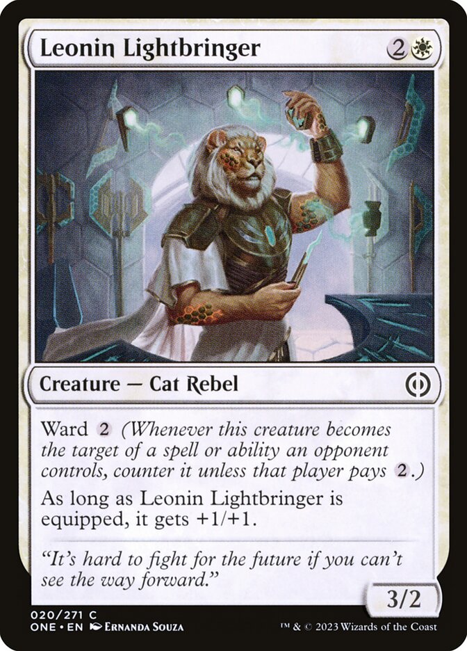 Leonin Lightbringer 20/271 (Phyrexia: All Will Be One) 