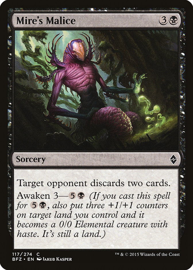 Mire's Malice 117/274 (Battle for Zendikar) 
