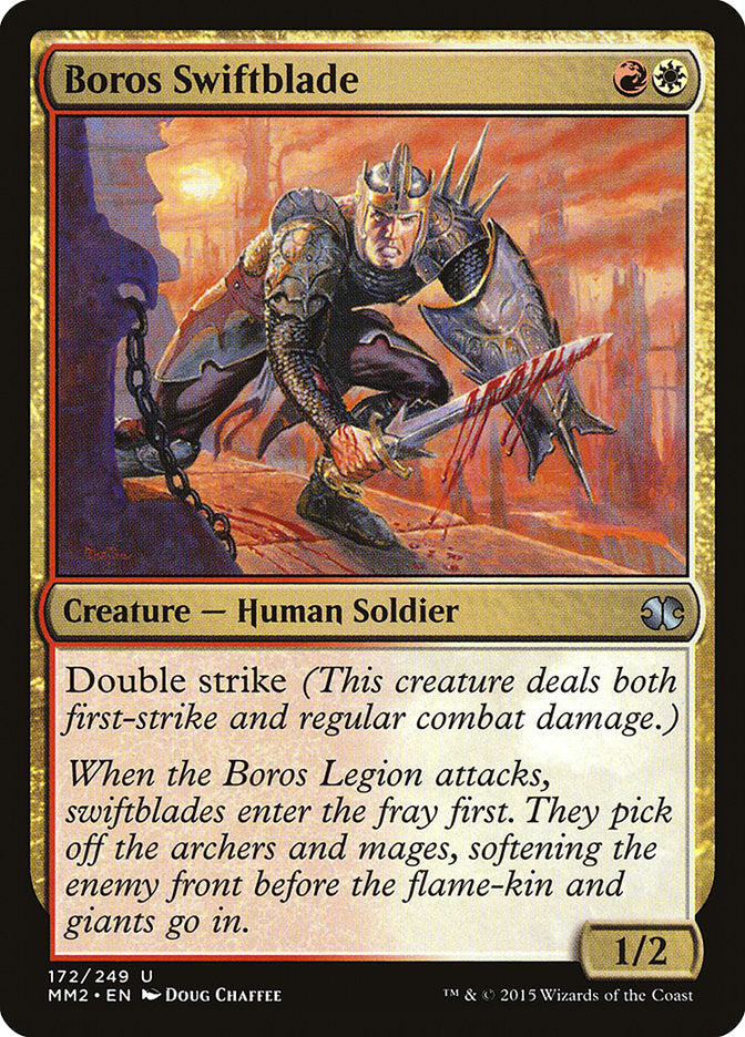 Boros Swiftblade 172/249 (Modern Masters 2015) 