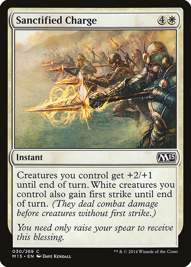 Sanctified Charge 30/269 (Magic 2015 (M15)) 