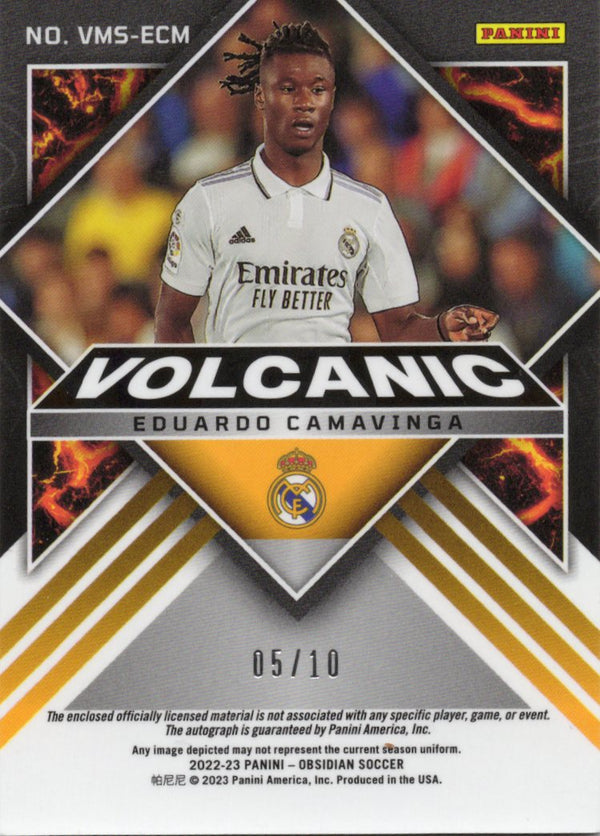 EDUARDO CAMAVINGA - Panini Obsidian - VOLCANIC /10