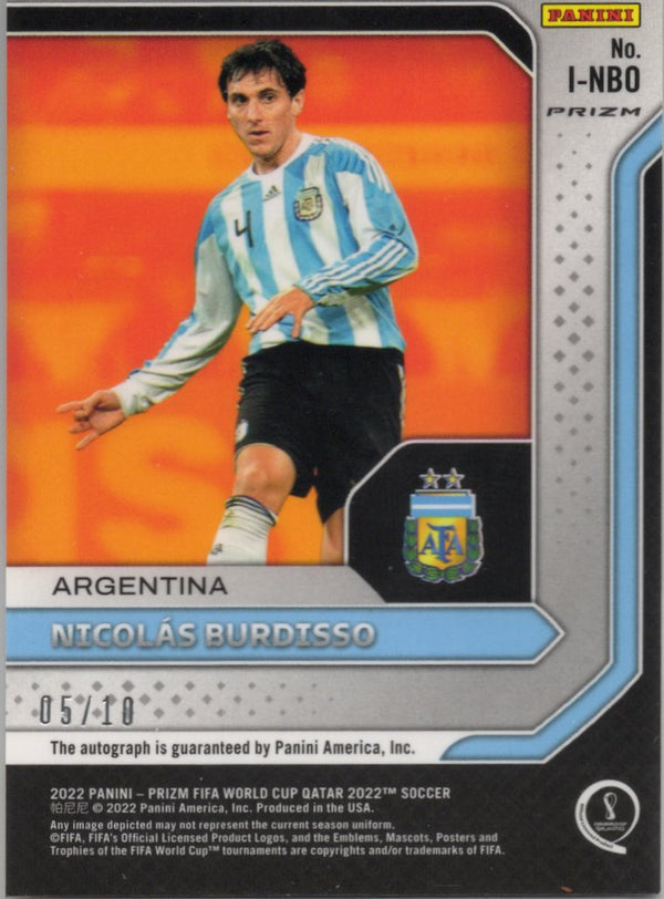 NICOLAS BURDISSO - Panini WC22 - AUTO /10