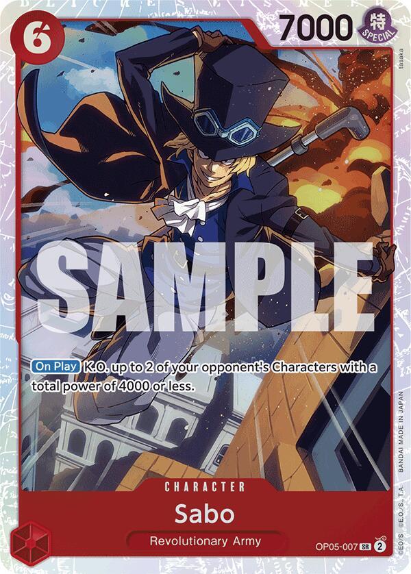 Sabo (Reprint) OP05-007 (Premium Booster -The Best-)  - Foil