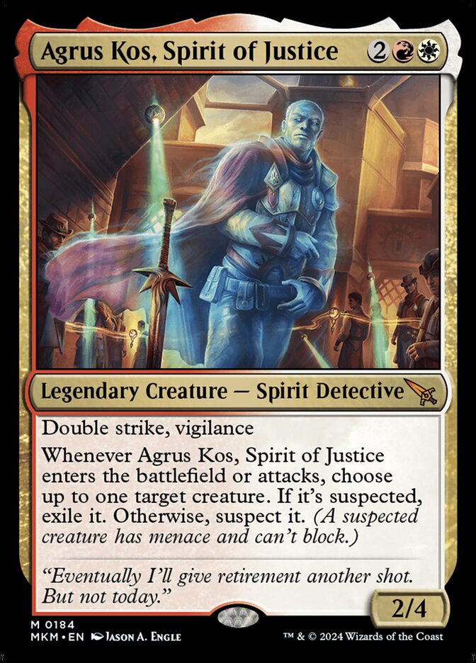 Agrus Kos, Spirit of Justice 184/286 (Murders at Karlov Manor) 