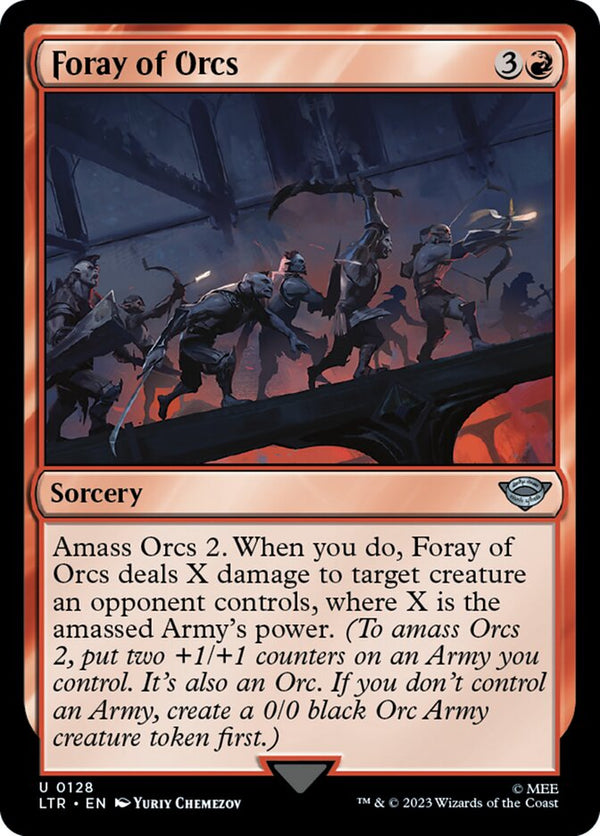 Foray of Orcs 128 (Universes Beyond: The Lord of the Rings: Tales of Middle-earth) 