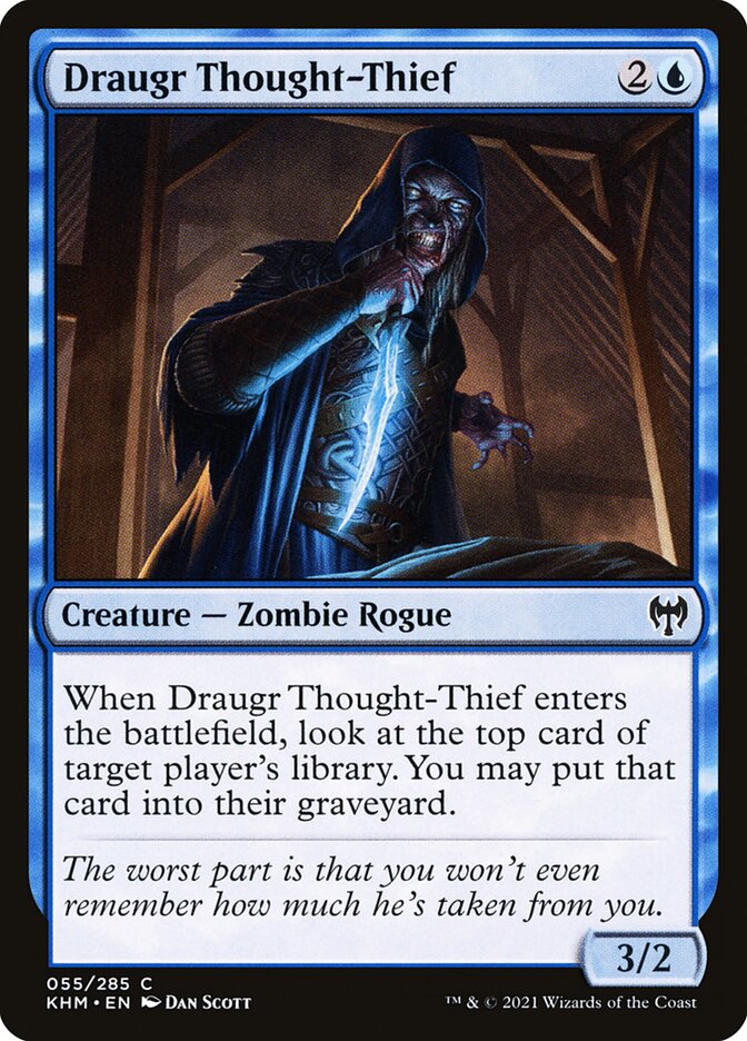 Draugr Thought-Thief 55/285 (Kaldheim) 