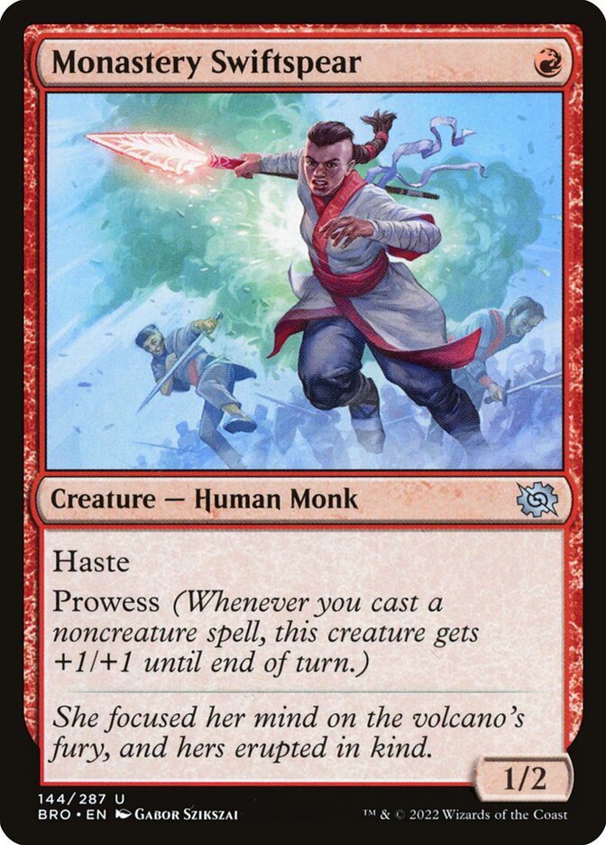 Monastery Swiftspear 144/287 (The Brothers' War) 