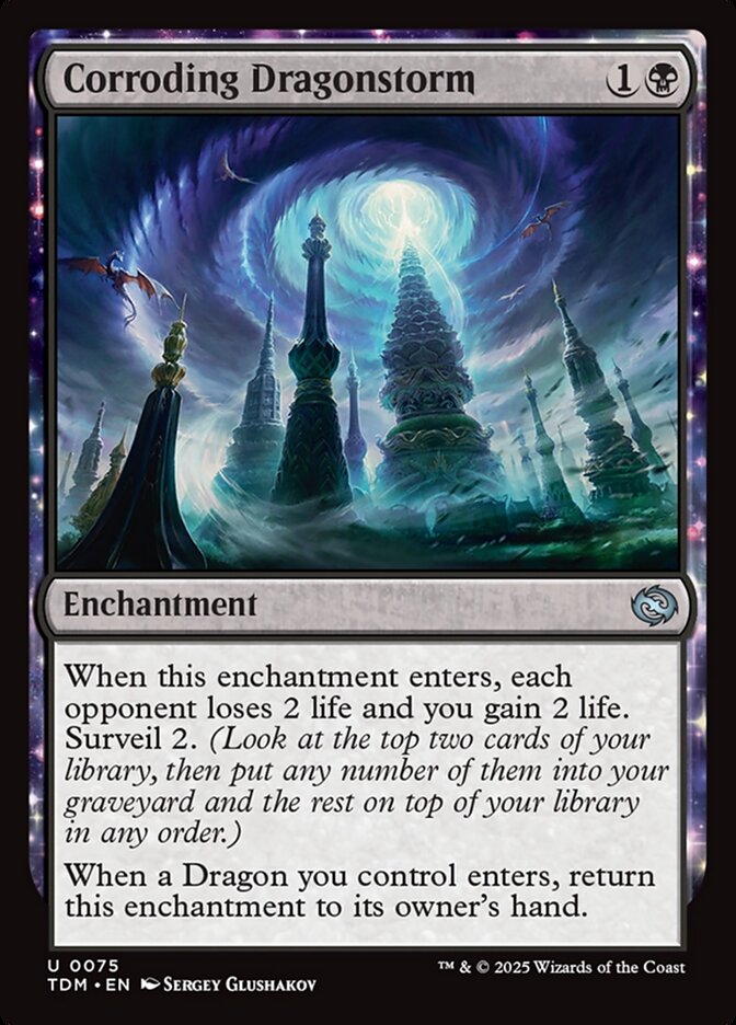 Corroding Dragonstorm 75 (Tarkir: Dragonstorm) 