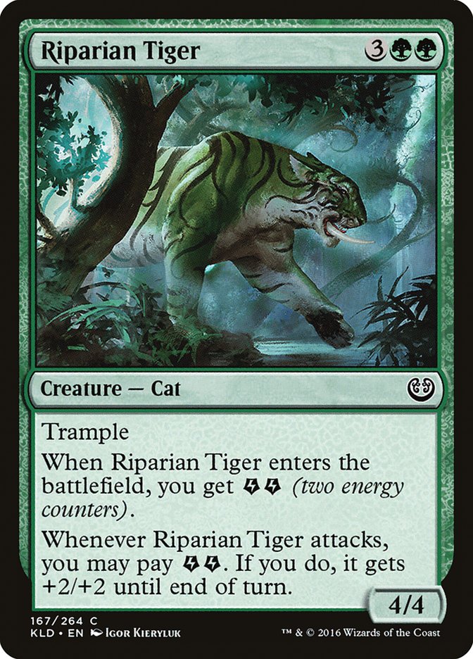 Riparian Tiger 167/264 (Kaladesh) 