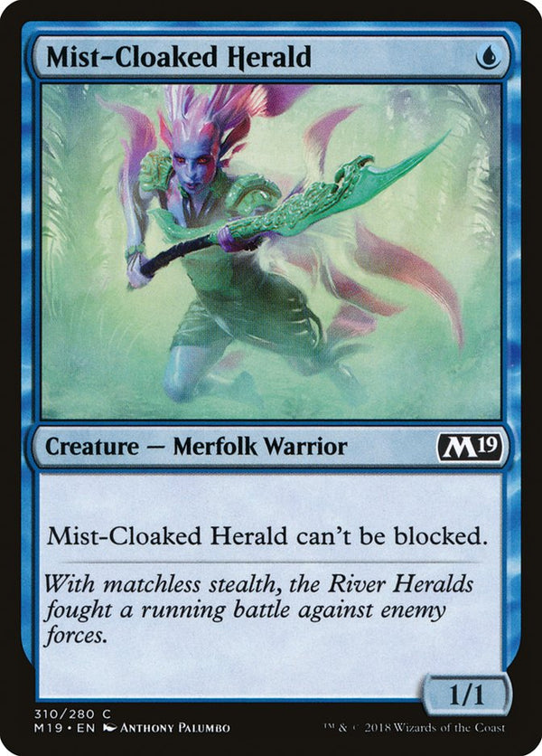 Mist-Cloaked Herald 310/280 (Core Set 2019) 