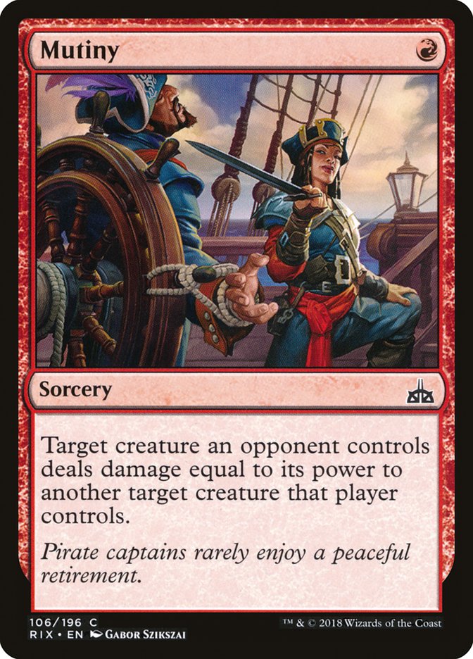 Mutiny 106/196 (Rivals of Ixalan) 