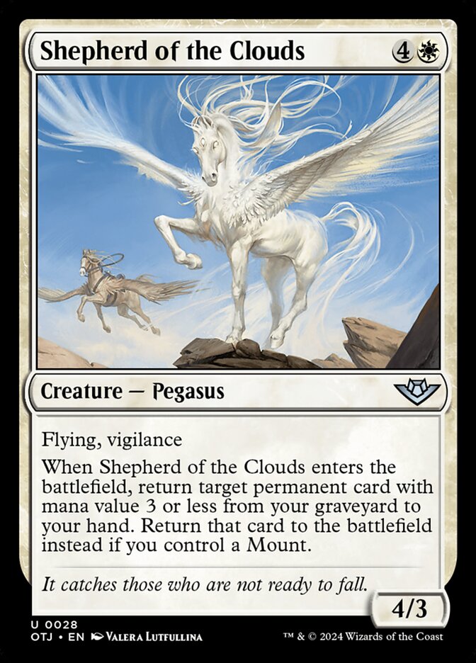 Shepherd of the Clouds 28/286 (Outlaws of Thunder Junction) 