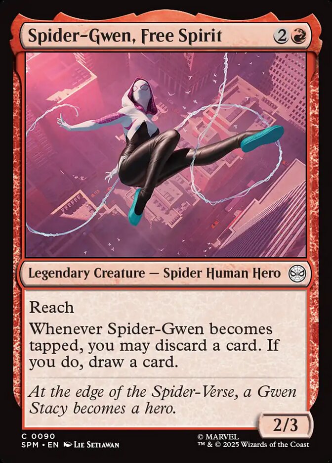 Spider-Gwen, Free Spirit 90/198 (Marvel's Spider-Man) 