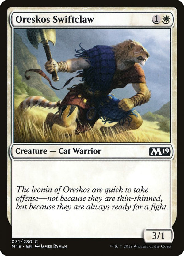 Oreskos Swiftclaw 31/280 (Core Set 2019) 