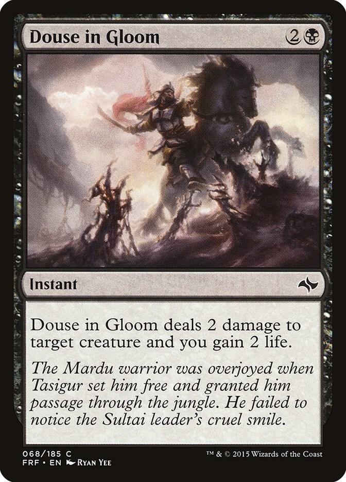 Douse in Gloom 68/185 (Fate Reforged) 