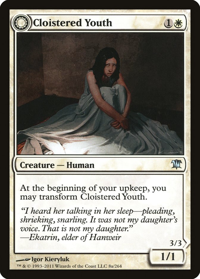 Cloistered Youth // Unholy Fiend 8/264 (Innistrad) 
