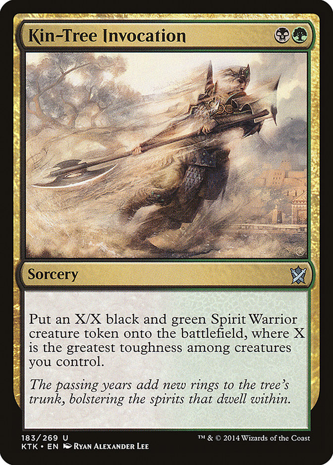Kin-Tree Invocation 183/269 (Khans of Tarkir) 