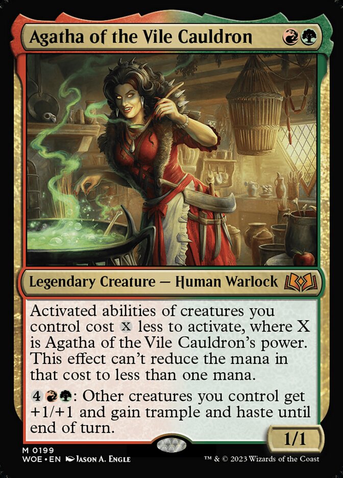 Agatha of the Vile Cauldron 199/276 (Wilds of Eldraine) 
