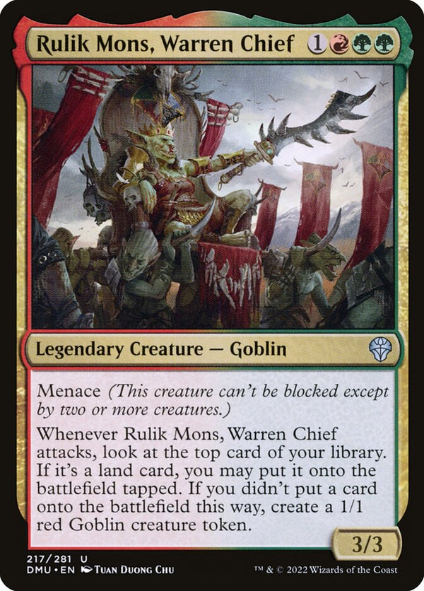 Rulik Mons, Warren Chief 217/281 (Dominaria United) 