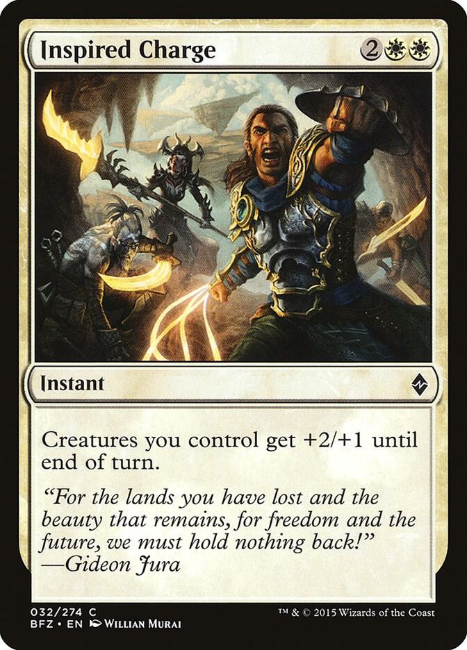 Inspired Charge 32/274 (Battle for Zendikar) 