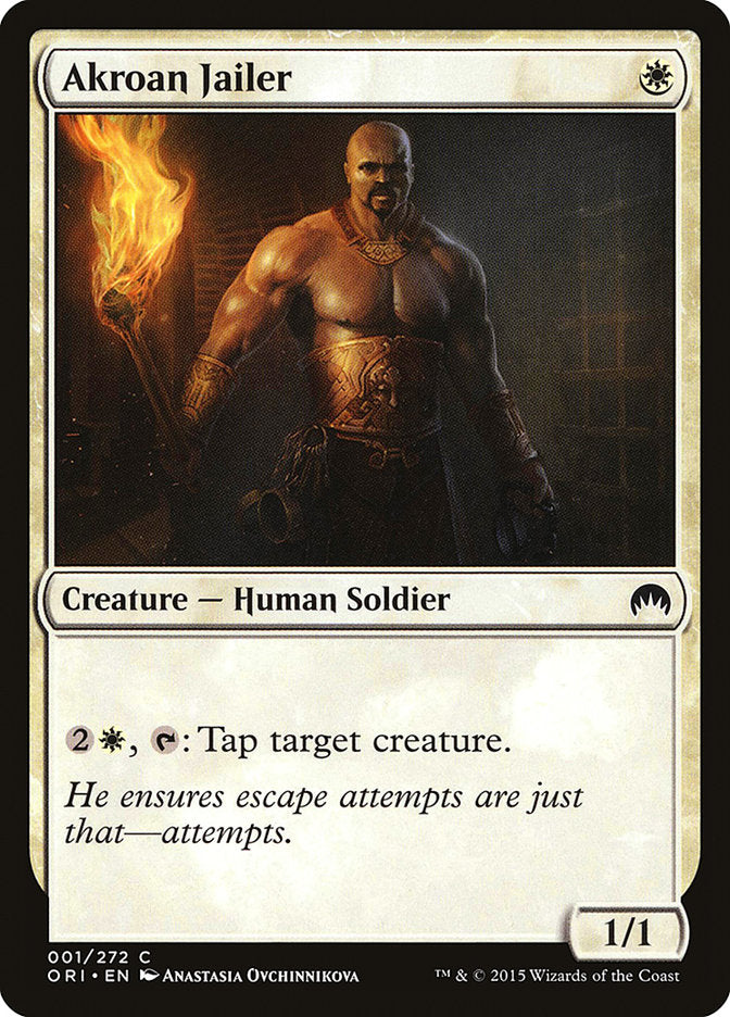 Akroan Jailer 1/272 (Magic Origins) 