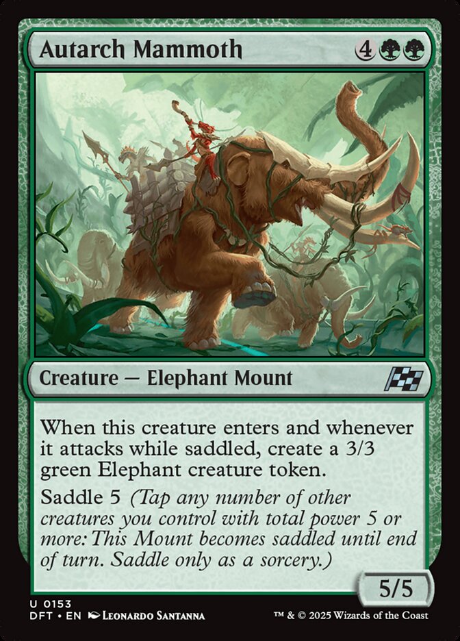 Autarch Mammoth 153/291 (Aetherdrift) 