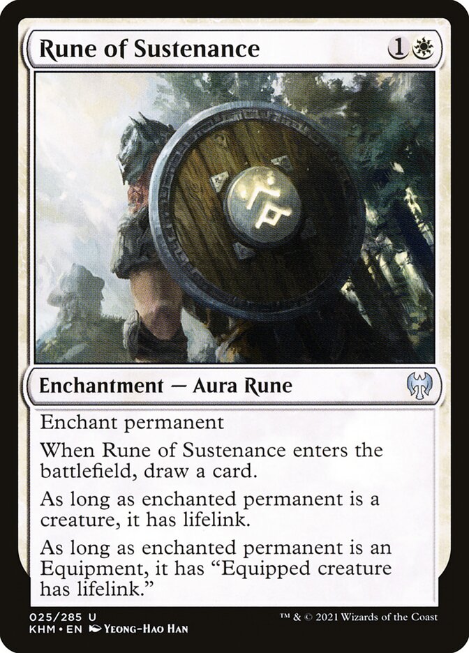 Rune of Sustenance 25 (Kaldheim) 