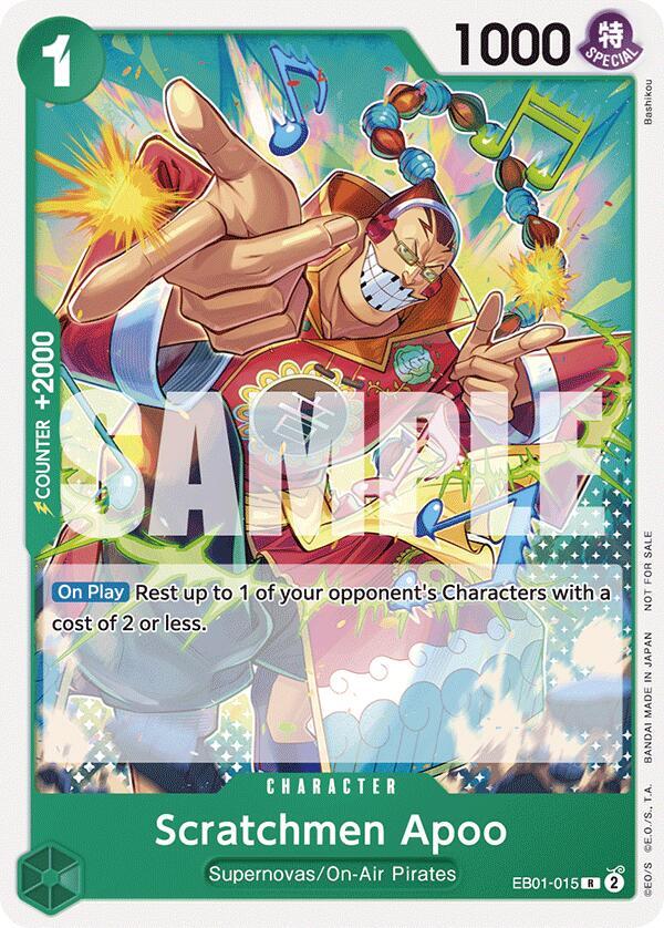 Scratchmen Apoo (Tournament Pack 2025 Vol.2) EB01-015 (One Piece Promotion Cards) 